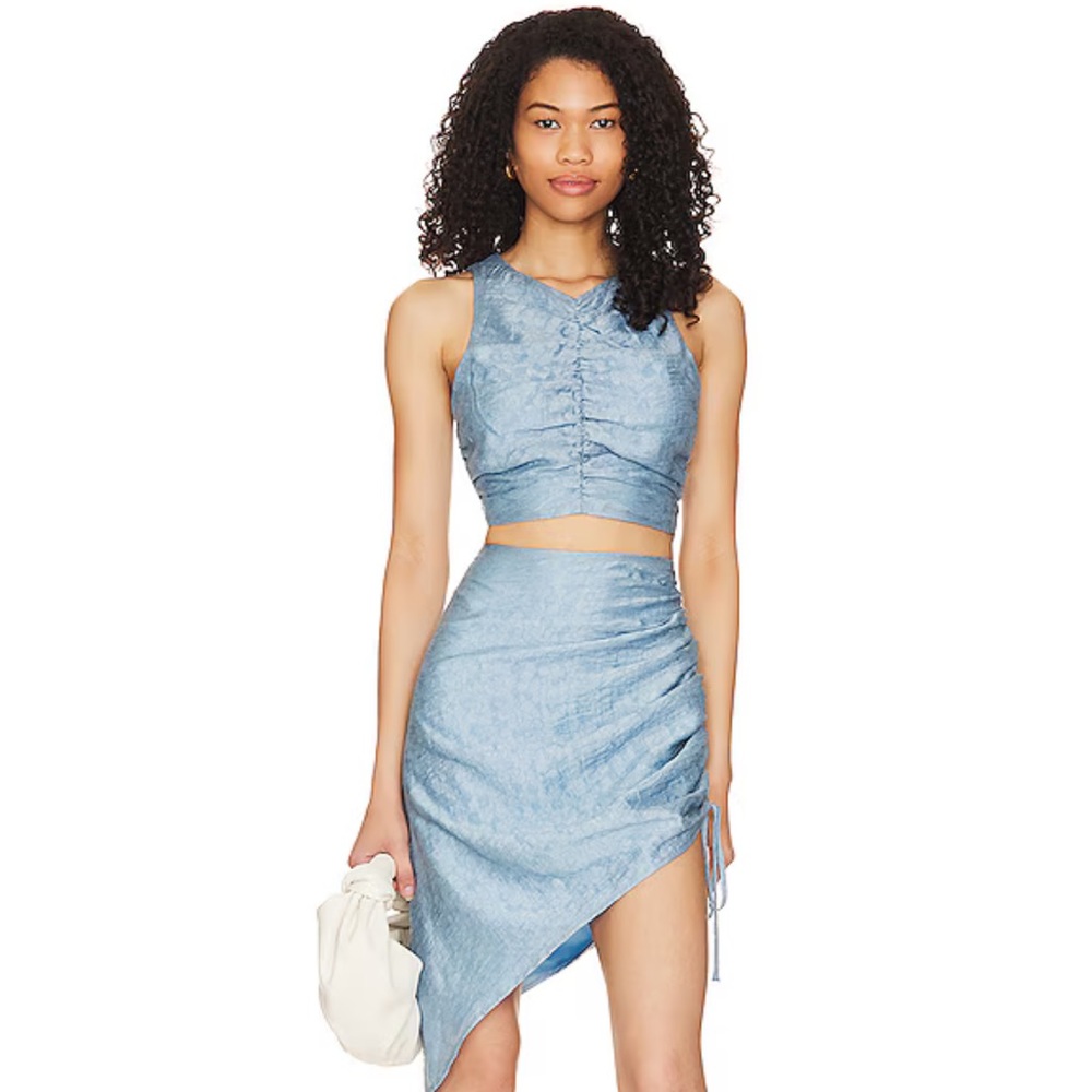 Revolve Tularosa Amy Top in Sea Blue - Picture 2 of 5